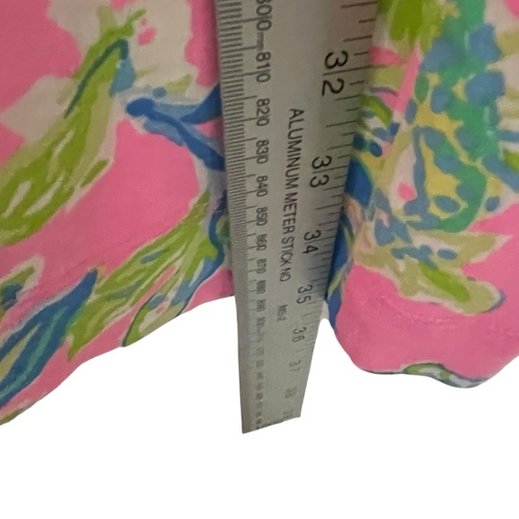 Lilly Pulitzer Declan Mini T-shirt Dress M Pink Blue Floral Short Sleeve preppy - Picture 6 of 8